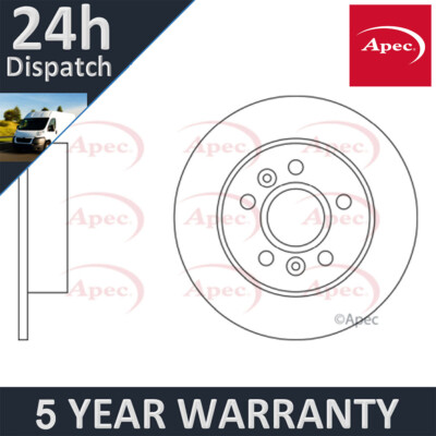 Fits Renault Espace Avantime 2.0 2.2 D dCi TD 3.0 Apec Rear 1x Brake Disc