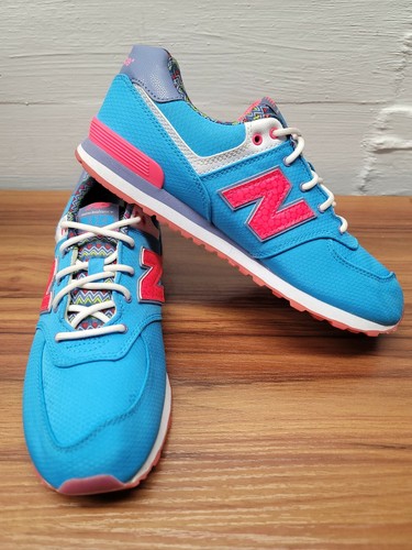 Pink Blue Running Shoes Sz 