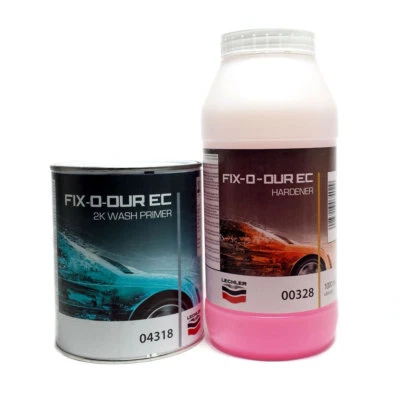 Lechler Wash Primer Anticorrosivo Lamiera 04318 FIX-O-DUR EC + Induritore 00328