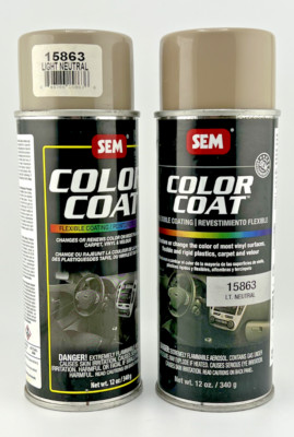 SEM Color Coat - ALL COLORS - Spray Paint Aerosol Can - 2 CANS - FREE SHIPPING
