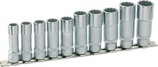 HAZET Socket set 12-point 880TZ/10H Square, hollow 10 mm 3/8 inch Outsid