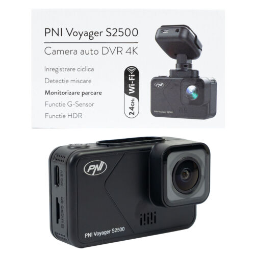 PNI-S2500 Auto-DVR-Kamera, WiFi 4K UHD, 2-Zoll-Bildschirm, Video- und Audioaufz. - Bild 1 von 7