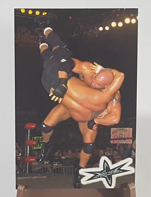 WCW Goldberg Crazy Planet Mega Stickers With Protective Sleeve