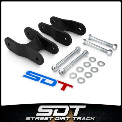 1.5'' Rear Lift Leveling Steel Shackles Kit For 2007-2020 Toyota Tundra 2WD 4WD