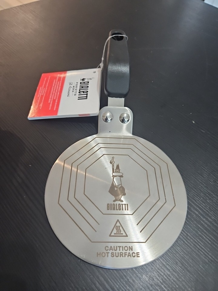 Bialetti Stainless Steel Plate, Heat Diffuser Cooking Induction Adapter