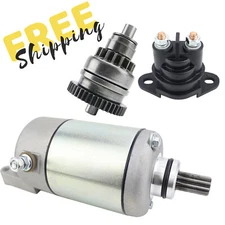 18823 Starter & Solenoid Relay & Bendix for CAN-AM UTV Traxter HD5 2018-2021 NEW