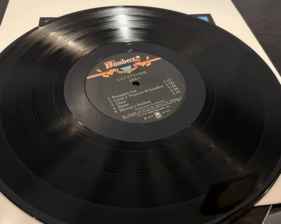 CAT STEVENS - Numbers (1975) - 12" Vinyl Record LP - EX - Image 3 of 3