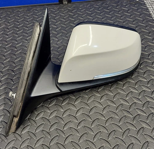 BMW 3 SERIES F30 F31 Wing Mirror Heated Door Left N/S 6 Pins Alpinweiss 3 (300)