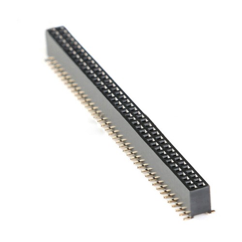 Conector de cabezal de pin hembra SMD de doble fila de 1,27 mm montaje en superficie PCB 2P-40P - Imagen 5 de 6