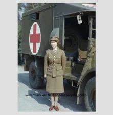 Queen Elizabeth II PHOTO World War 2 Army Service ATS United Kingdom Her Majesty