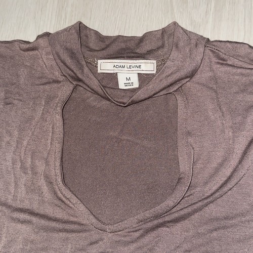 Adam Levine Gray Stone Tshirt Tunic Long Top Womens Size M - 第 3/6 張圖片