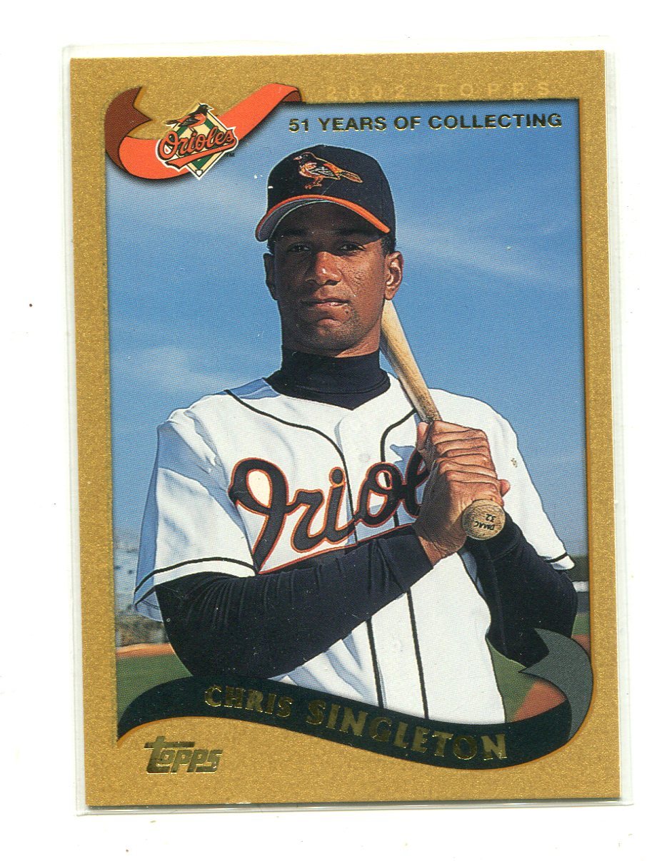 2002 Topps Gold #431 Chris Singleton/2002 Baltimore Orioles