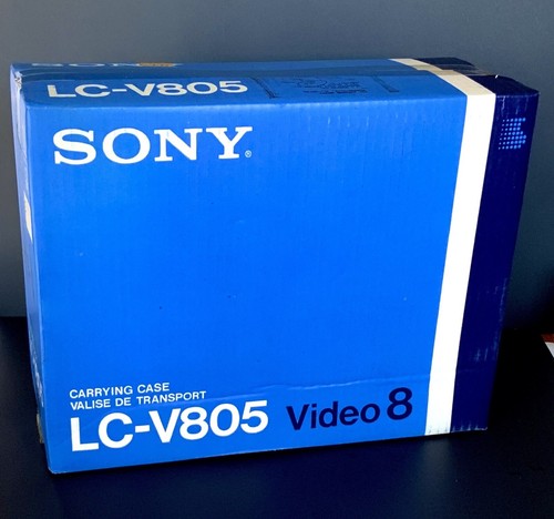 Sony LC-V805 Video 8 Carrying Case Original Packaging RARE NEW