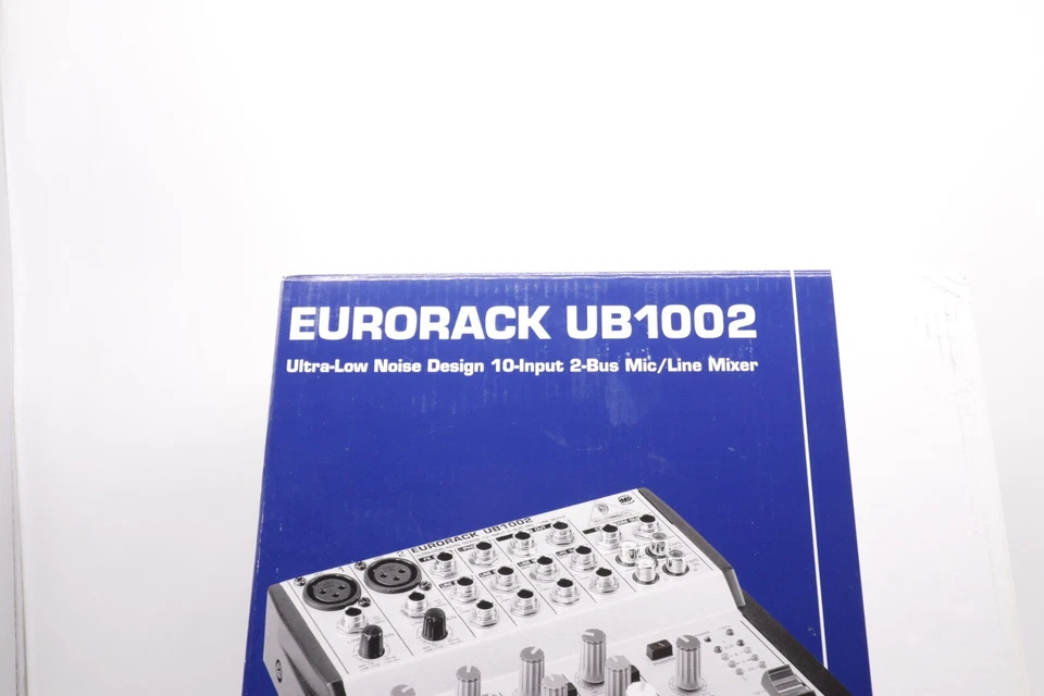 NIB Behringer UB1002 Eurorack 10 Input 2 Bus Mic/ Line Mixer - Image 4 of 4