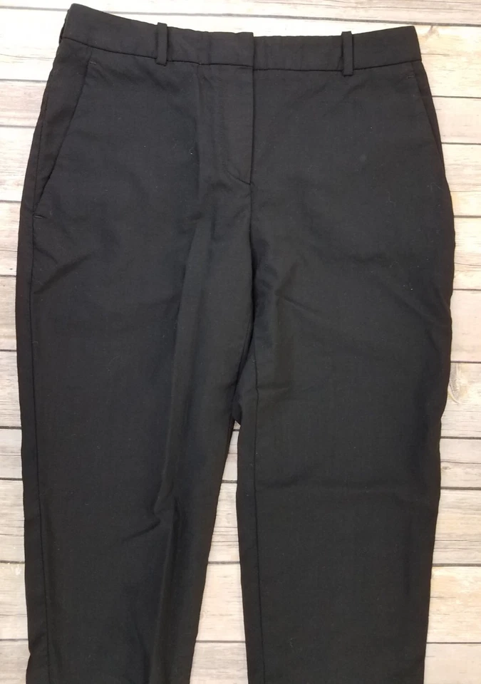 GIVENCHY Pantalones Mujer Talla 38 Negros Uniformes Informales Trabajo Lana Hecho en Italia B15 Foto 2 de 4