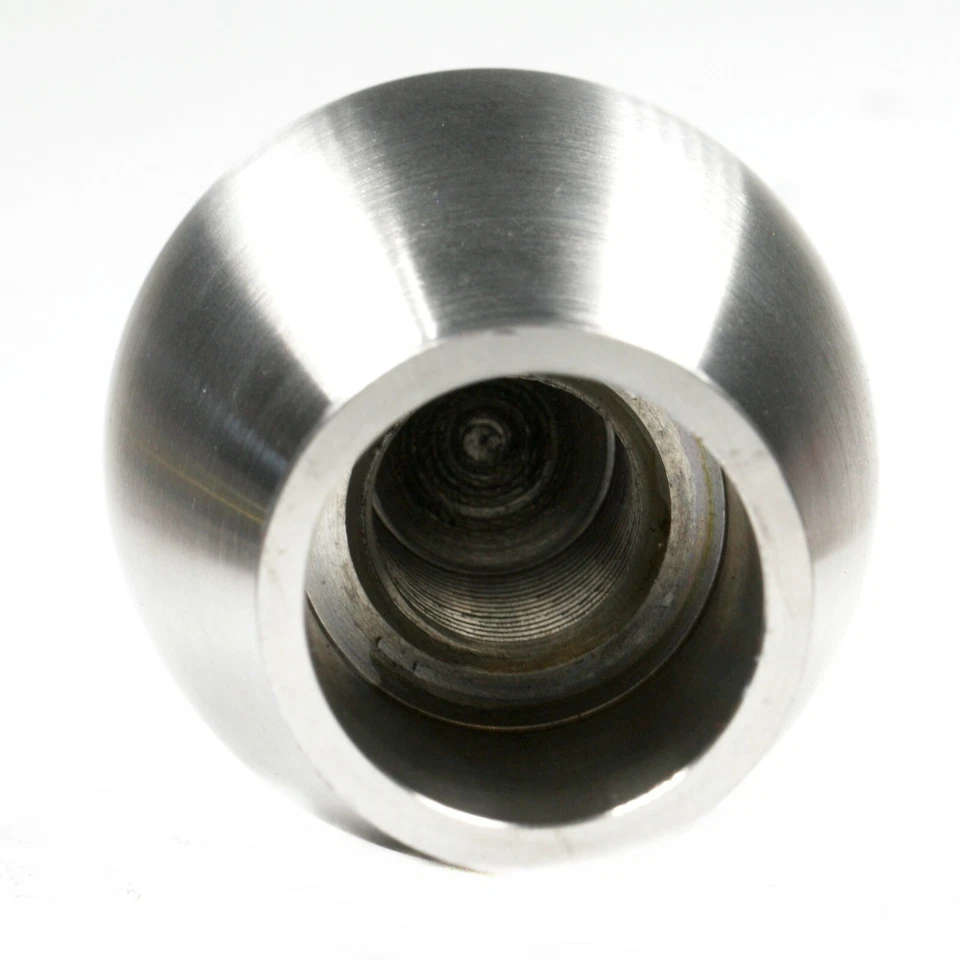 SSCO BURNT TITANIUM SILVER CR 280 GRAMS SHIFT KNOB SHIFTER WEIGHTED TEAR DROP - Image 4 of 4