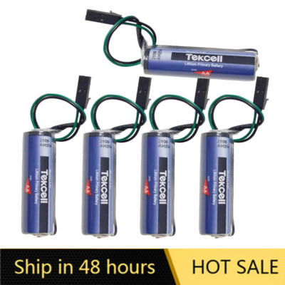 5Pcs 3.6V 2400mAh Lithium Non-Rechargeable Battery for Tekcell SB-AA11 Battery