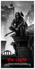 Pablo Olivera The Crow B & W Variant Poster Brandon Lee /50