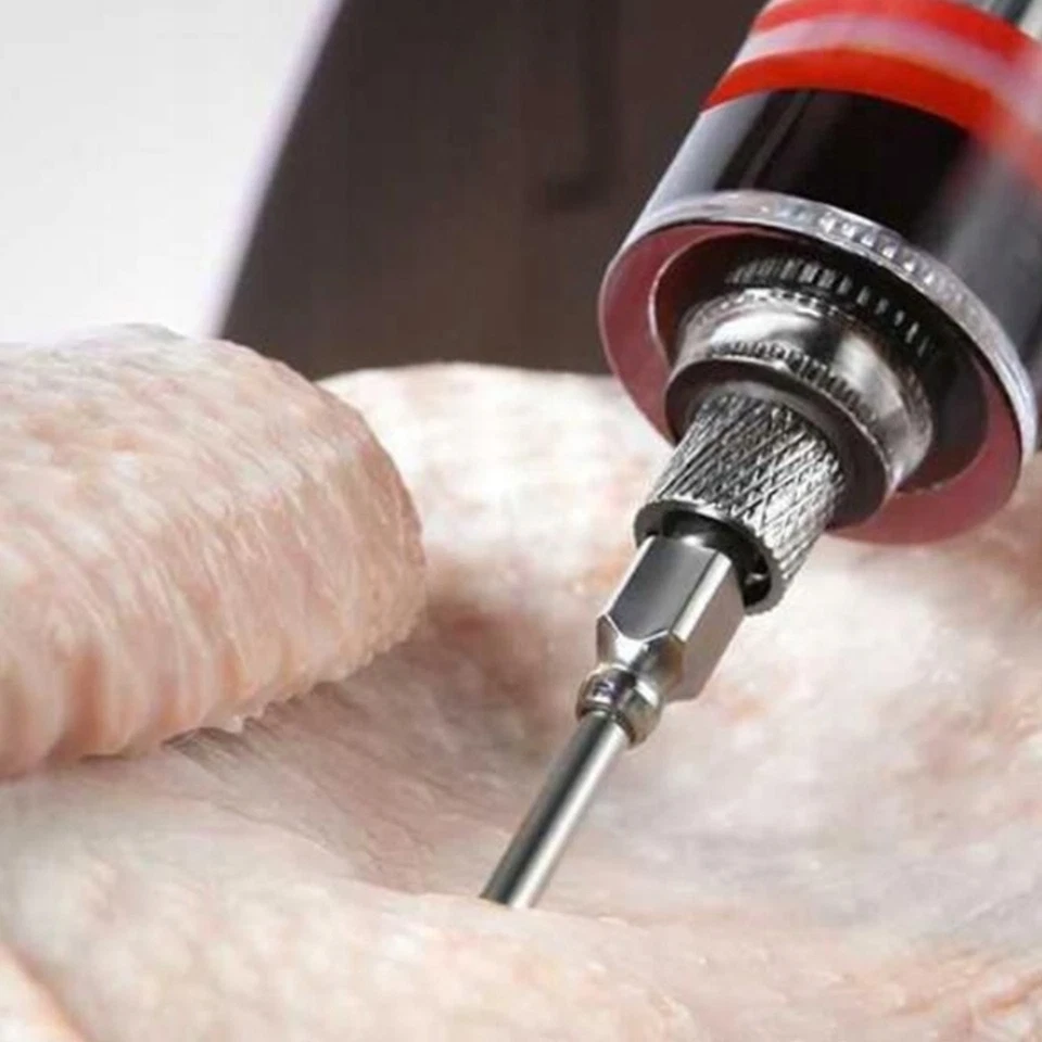 Fleischspritze Marinadespritze Braten BBQ Gewürzspritze Pökelspritze Edelstahl - Bild 4 von 4