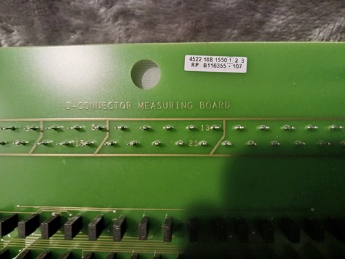 Philips 4522 108 1550 1 2 3 D-Connector measuring circuit board - Picture 4 of 4