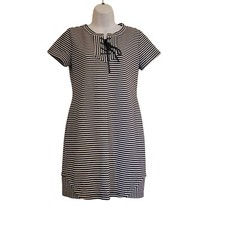 Cabi XS Blue White Stripe Nautical Captain Dress 5268 Coastal Summer Preppy