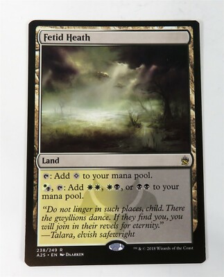 MTG Fetid Heath Masters 25 NM Mint Free Shipping $25