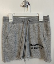 Abercrombie & Fitch Womens Terry Sweat Shorts Size XS Soft A&F Collection Gray
