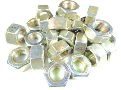 25 x DIN 934 Mutter M12x1,25 Feingewinde, verzinkt