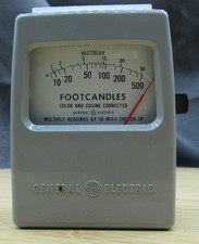 Vintage General Electric Type 213 Photographic Light Meter 1960s WORKS 