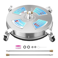 17" Surface Cleaner For Pressure Washer Stainless Steel Driveway Power Washer At
