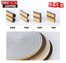 Wetter Schaum Band Zugluftstopper Dichtung Streifen Isolierung Fenster Tür Stopper UK