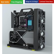 PC Creative Assembly Frame Bench Open Air Frame Case, DIY Computer Motherboa...