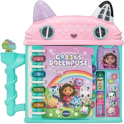 VTech Gabby s Dollhouse Cat-a-Vator Discovery Book