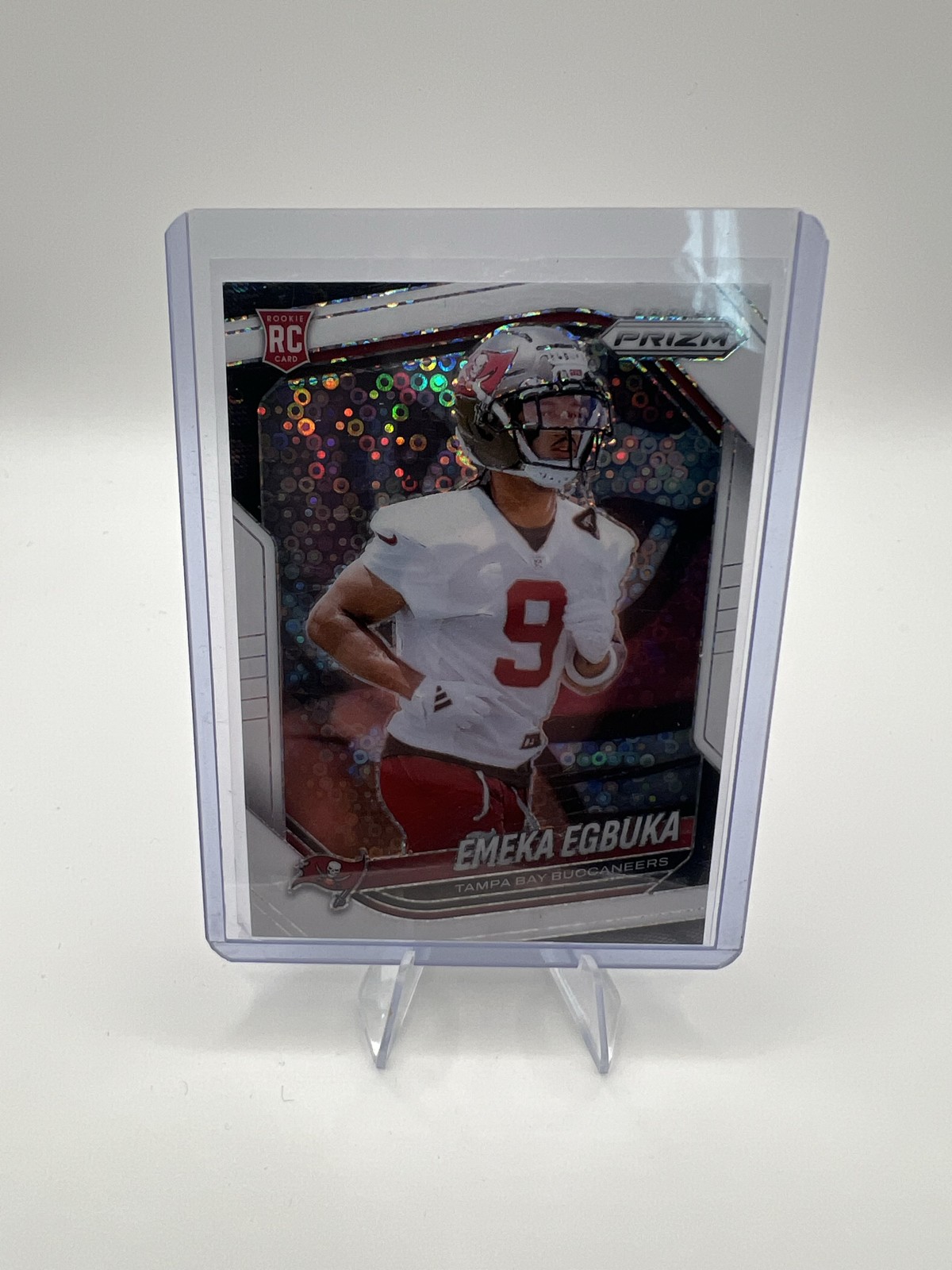 2025 Panini Prizm - Rookies Emeka Egbuka #351 White Disco Prizm (RC)