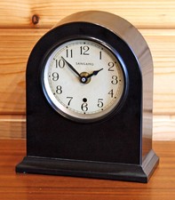VINTAGE 18cm Sangamo Mantel Clock - Bakelite Retro Antique Mid Century Desk Gift