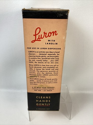 Vintage NEU NOS Luron mit Lanolin pulverisierte Handseife - 5 Pfund - Bild 4 von 7