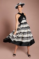 Coast Mono Fit & Flare Dress Womens Occasion Dresses