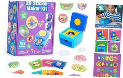 3D Sticker - Craft Kit for Kids - Mess Free Activity - Maker Kit