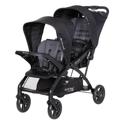 Double Stroller Baby Trend Sit N Stand Dash Black