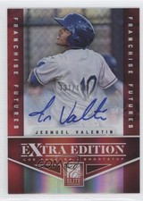 2012 Elite Extra Edition Franchise Futures Signatures Jesmuel Valentin Auto 2r5