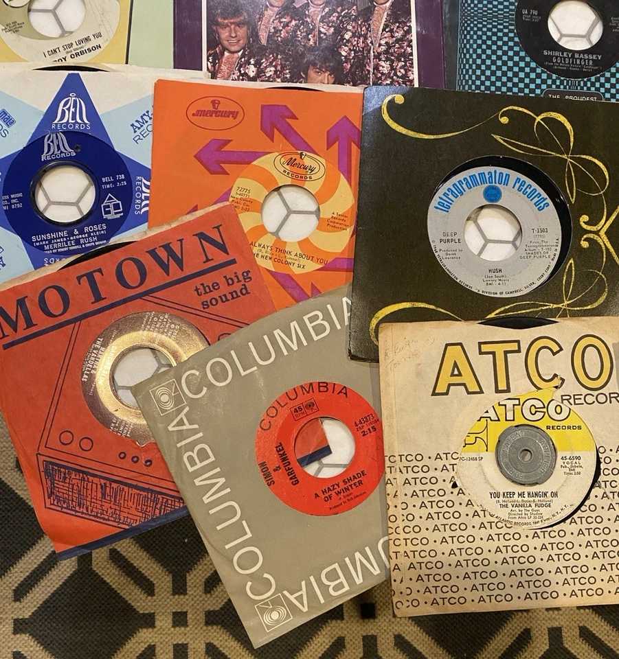 1960's ROCK/POP 45 lot (23) w/Picture Sleeves*Byrds/Blue Cheer/V. Fudge,more - Image 4 of 4