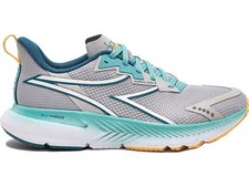 Women's Diadora Mythos Blushield Volo 4, Silver DD/Turquoise, 7 B Medium US
