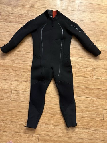 BARE Men's 5mm Full Wetsuit, Black, Size 2XLS