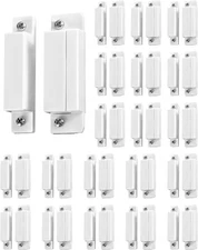 Wired Surface Mounted NC Magnetic Door Window Contact Sensor Alarm Switch 5 Pack