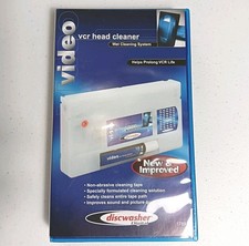Discwasher VCR Wet Video Head Cleaner VCR Player New  Improved