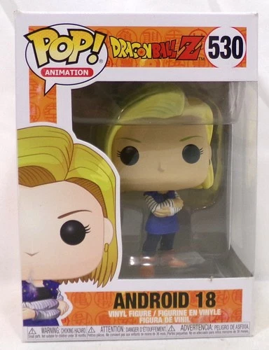 Funko Pop! 530 Android 18 Dragon Ball Z Vinyl Figure New 2018