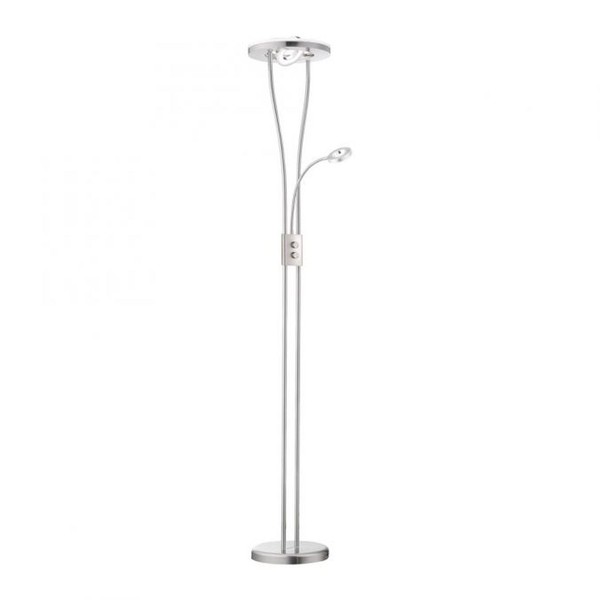 Led Deckenfluter Dimmer Lesearm 198 Cm Hoch Metall 3000K Stehleuchte Wohnzimmer-image