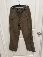 The North Face Sz 6 Brown Lightweight Nylon Hiking Pants Convertible Gorpcore