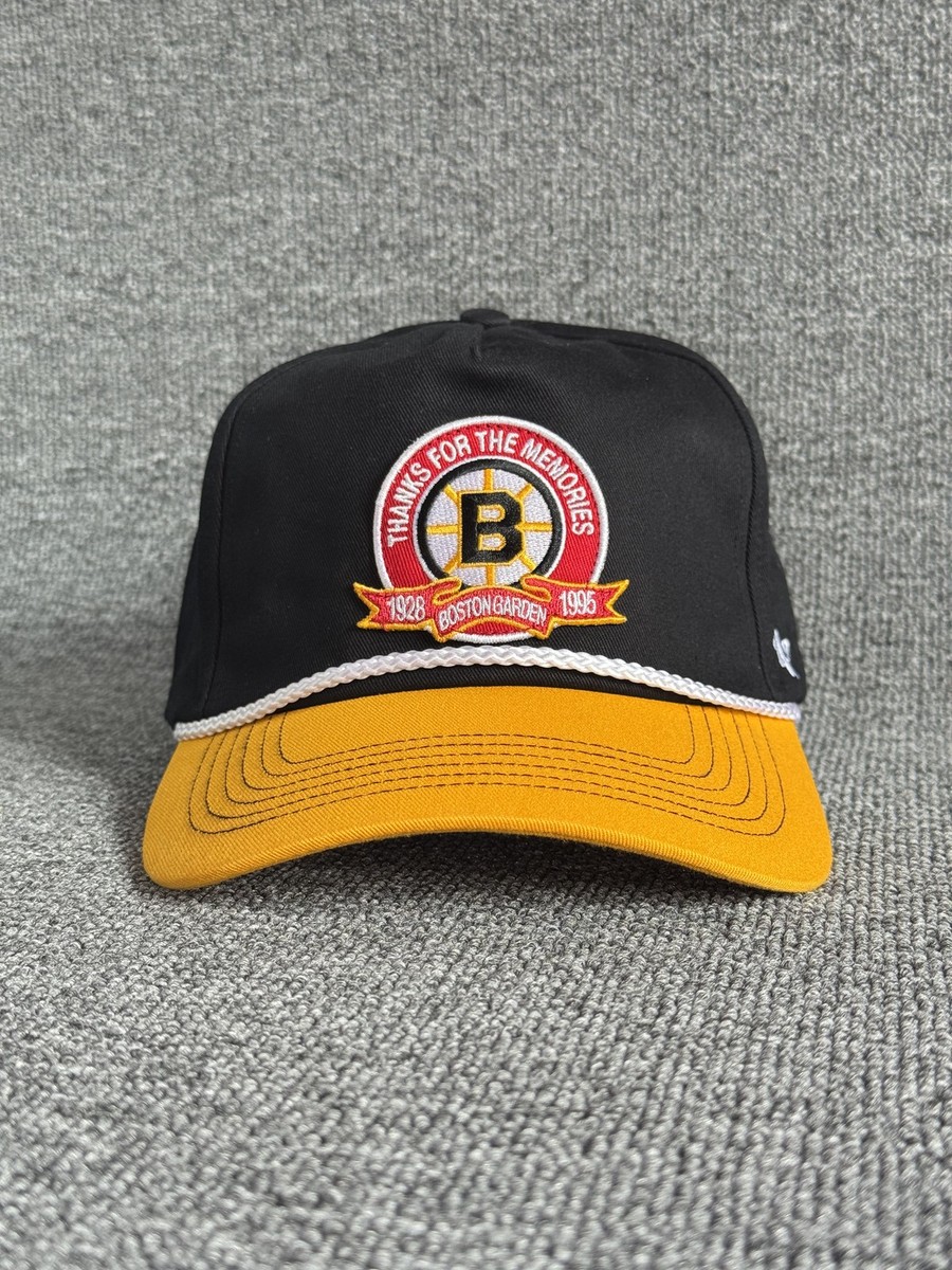 '47 Brand Boston Bruins Boston Garden Commemorative Rope Snapback Hat