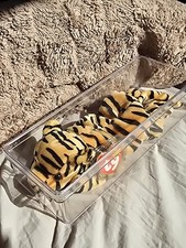 Ultra Rare! Ty Beanie Baby “Stripes” the Tiger 1995 Multiple Tag ERRORS 1st Edt
